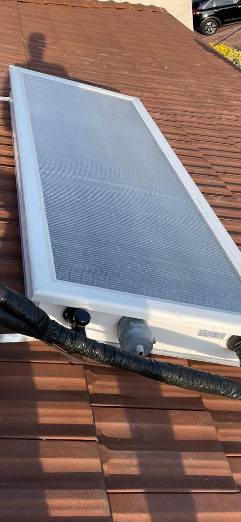 Chauffe eau solaire sur toiture